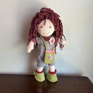Haba Lilli Doll Red Yarn Little Friends German 12"